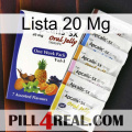 Lista 20 Mg 11